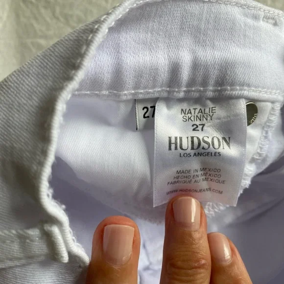 NWT Hudson white jean - Picture 3 of 3